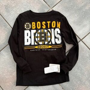 Kids Boston Bruins Long Sleeve T Shirt size 6-7